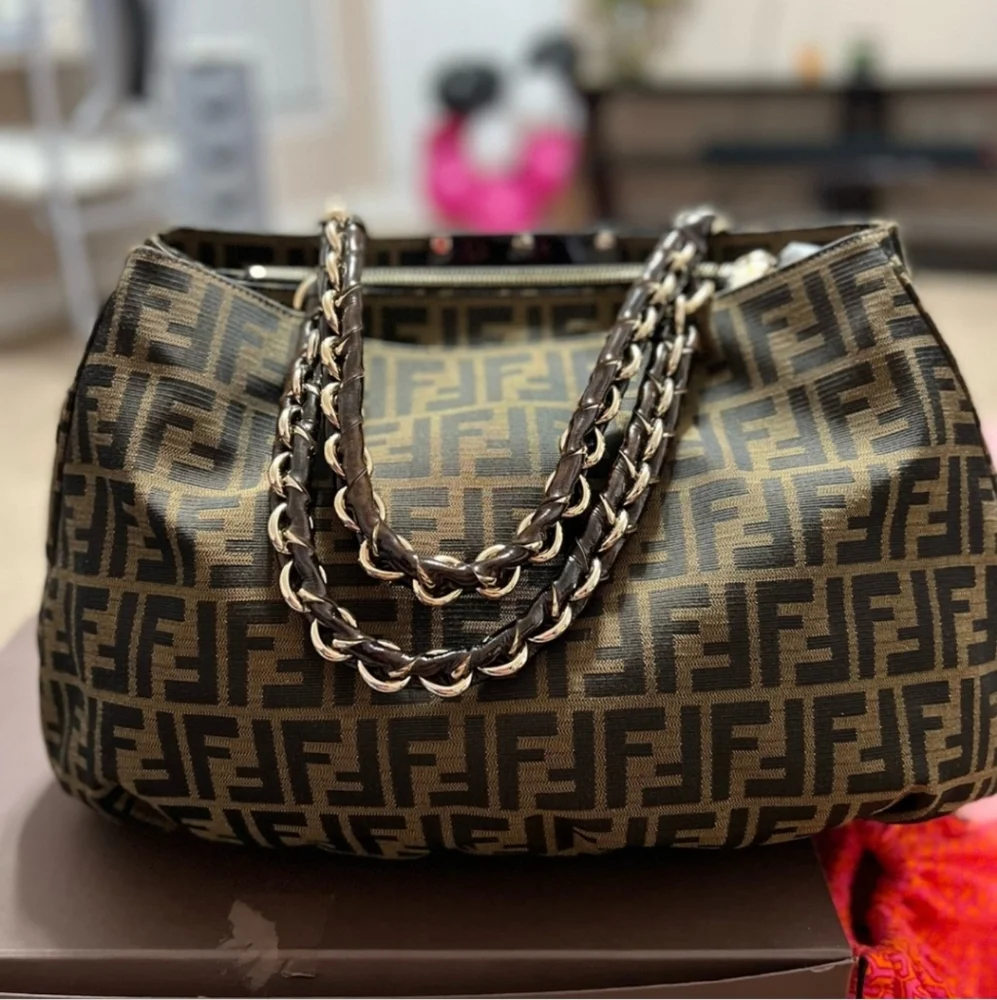 Fendi Zucca print shoulder bag - Picture 4 of 16